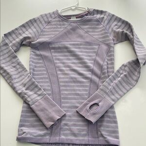 Ivivva by Lululemon Striped Purple Top